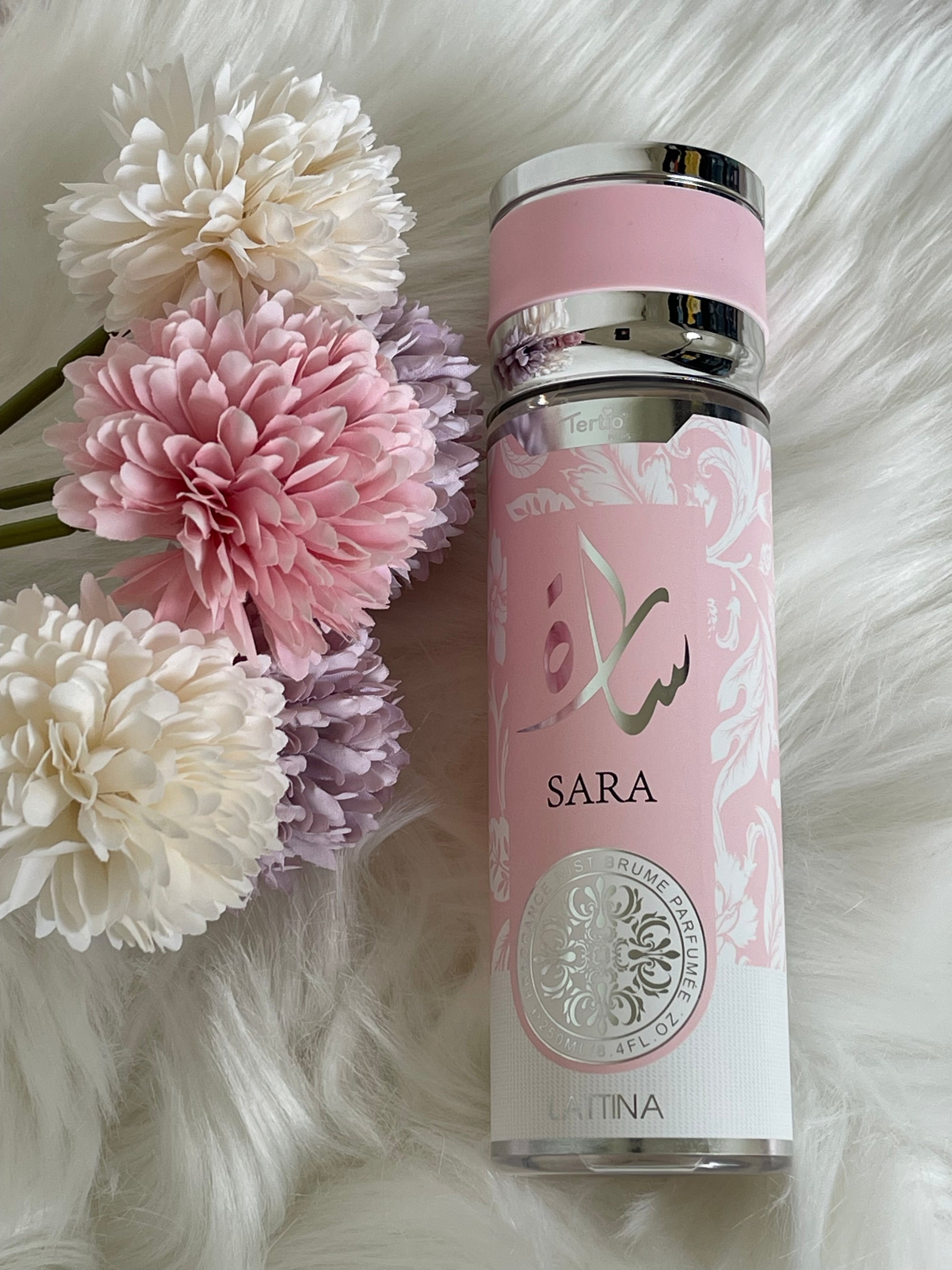 Acqua Corpo Profumata Araba “Sara” – Equivalente Yara Lattafa, Fragranza Floreale e Avvolgente 250 ml