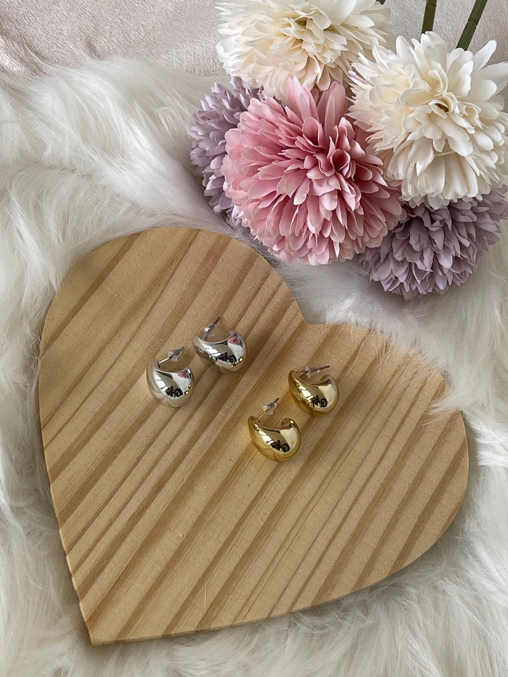 Orecchini Goccia – Finitura Gold & Silver