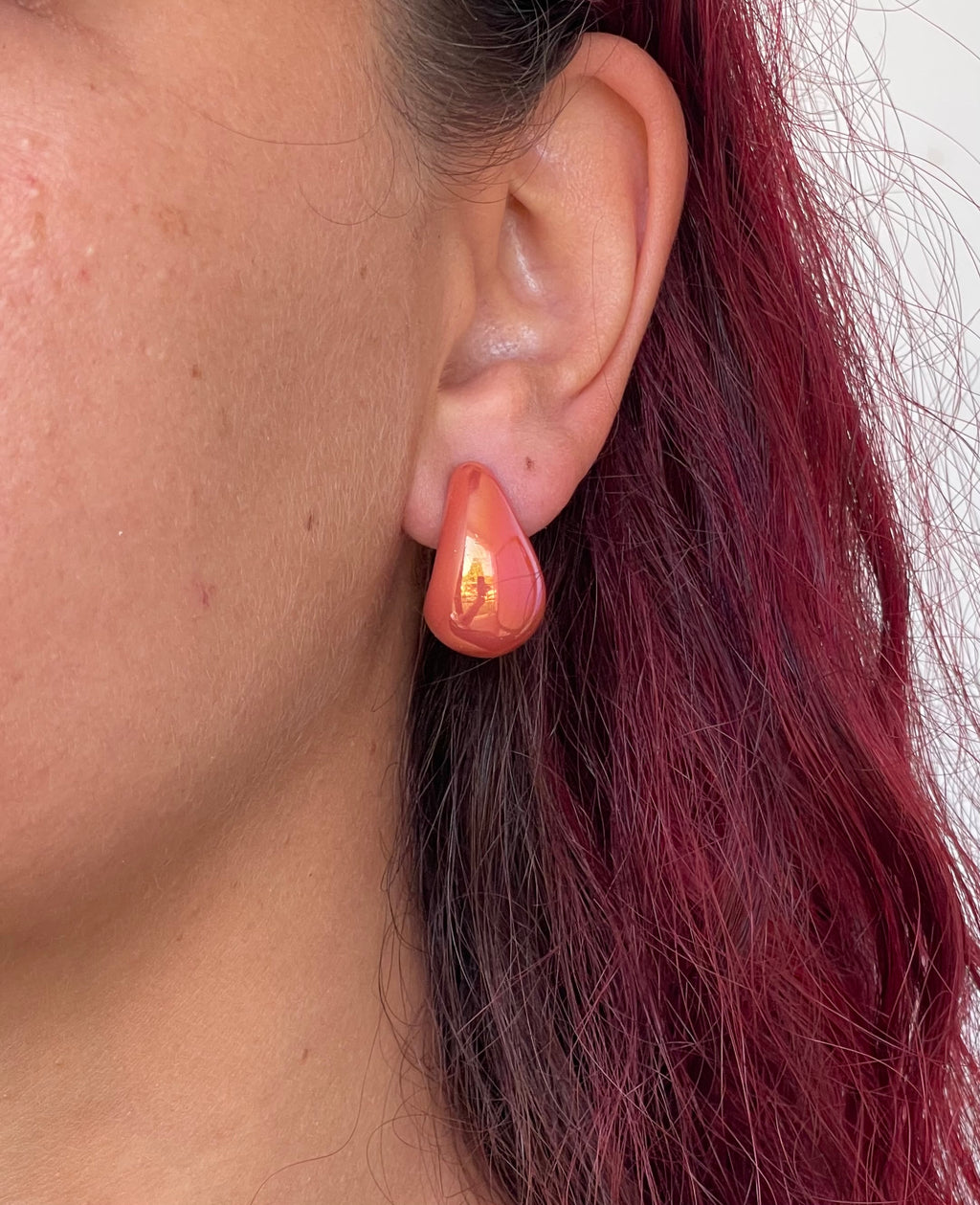 Orecchini Goccia Effetto Specchio – Colori Mix