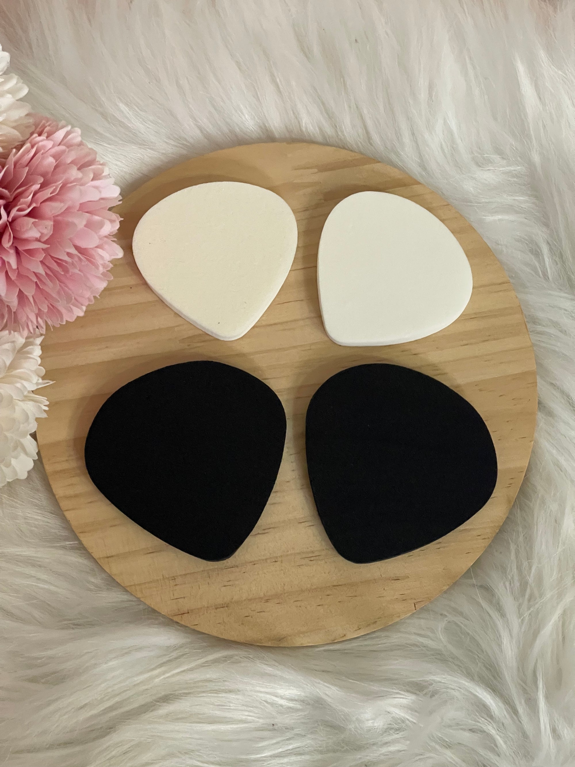 Set 4 Spugnette Trucco Tertio® - Applicatori Viso Professionali Goccia | Uso Asciutto e Bagnato