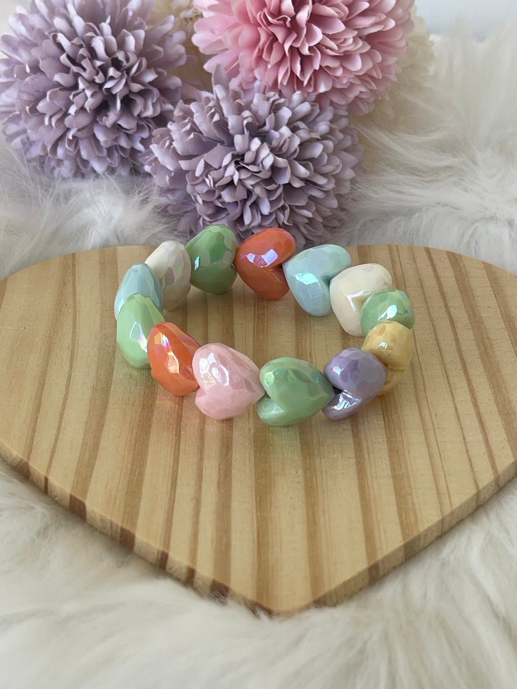 Bracciale Noa Cuori Pastello “Armonia di Colori” – Energia, Colore e Dolcezza al Tuo Polso