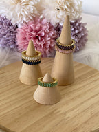 Anello Belle Époque Regolabili in Acciaio con Zirconi Colorati – Eleganza per Ogni Occasione