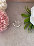 Anello Cupido con cuore in argento 925 con zirconi – Gioiello romantico donna