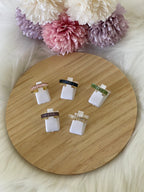 Anello Belle Époque Regolabili in Acciaio con Zirconi Colorati – Eleganza per Ogni Occasione