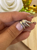 Orecchini Brillante Duo in Argento 925 con Zirconi