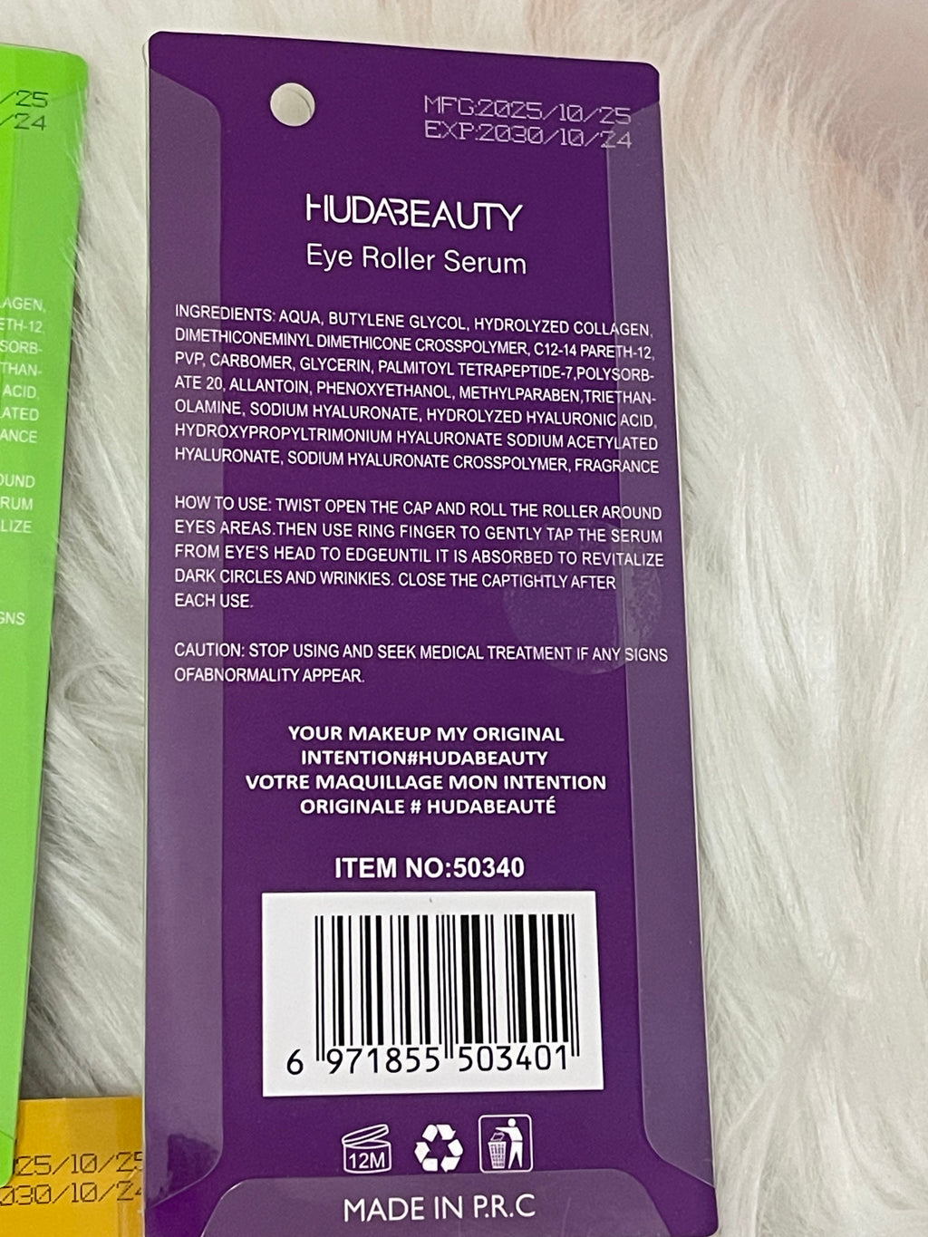 Siero Contorno Occhi Roller con Applicatore Massaggiante - Trattamento Idratante e Defaticante 15ml