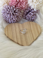 Anello Farfalla in Argento Sterling 925 con Zirconi