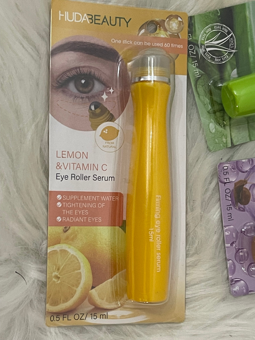 Siero Contorno Occhi Roller con Applicatore Massaggiante - Trattamento Idratante e Defaticante 15ml