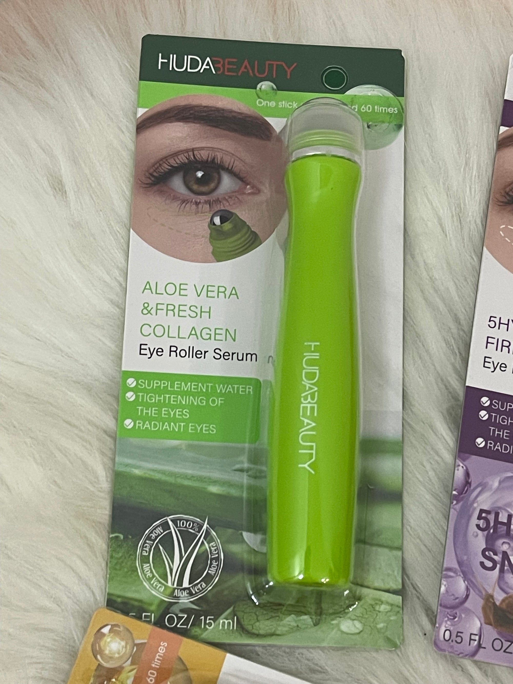 Siero Contorno Occhi Roller con Applicatore Massaggiante - Trattamento Idratante e Defaticante 15ml