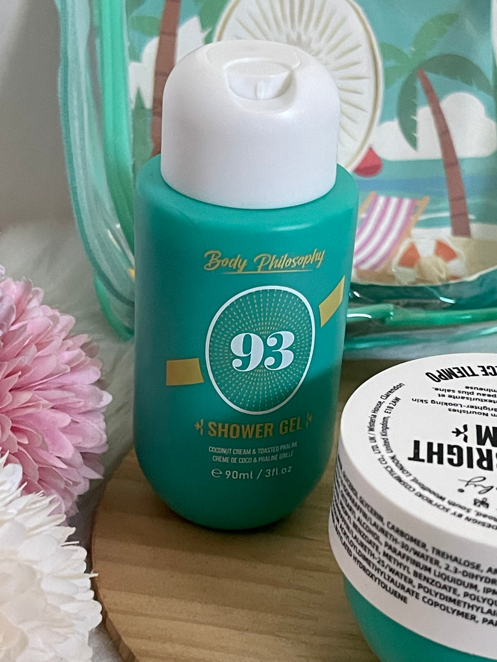 Set Viaggio Cocco e Pralina 93 - Body Philosophy (Kit 3 Pezzi con Pochette)