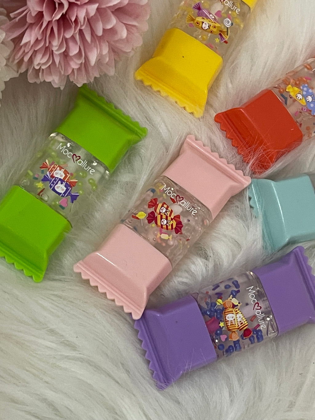 Lucidalabbra "Candy Gloss" Mocallure – Lip Gloss Idratante e Waterproof a Forma di Caramella