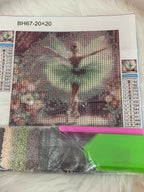 Kit Diamond Painting "Fata Ballerina Incantata" – Kit Completo Fai-da-Te 20x20cm