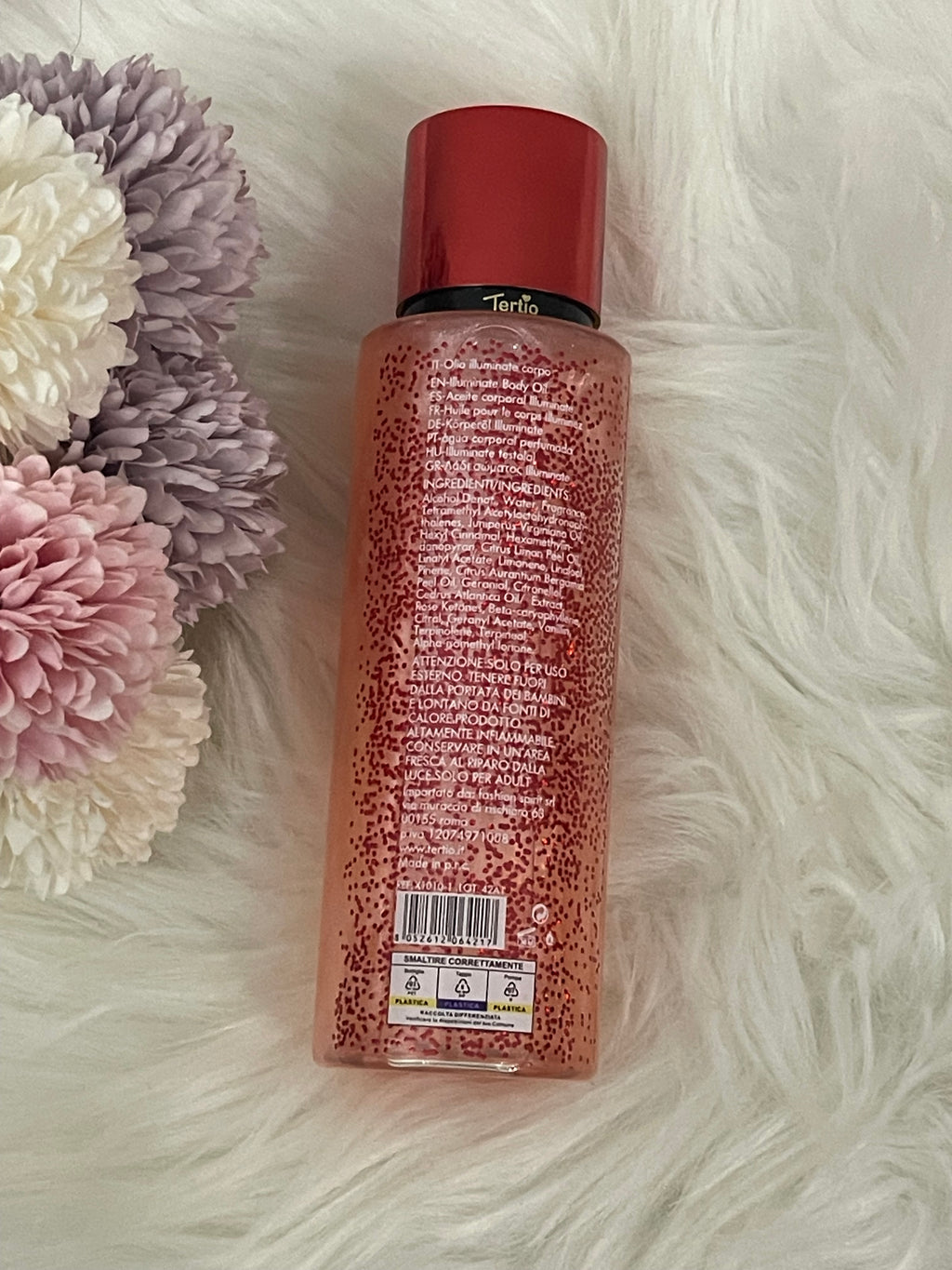Tertio Paris Diamond Red - Acqua Profumata Scintillante Donna 250ml