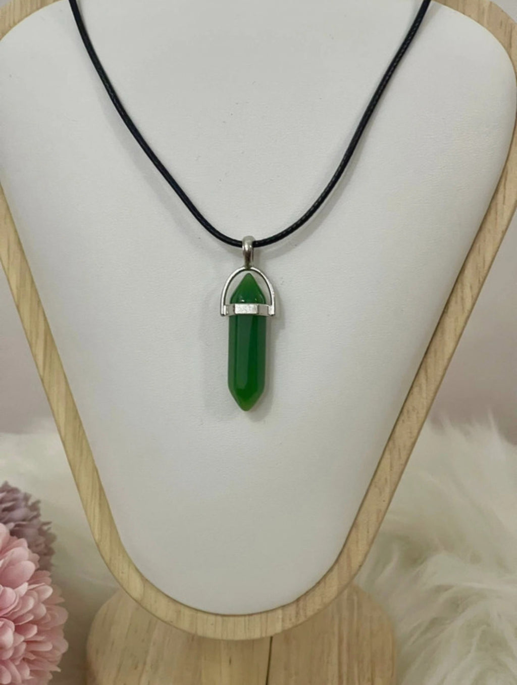 Collana Pendolo Ciondolo Pendente Avventurina Verde: La Pietra dell'Opportunità e della Fortuna