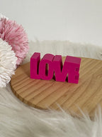 Gomma da Cancellare "LOVE" Fucsia - Idea Regalo Creativa e Accessorio Scrivania Decorativo