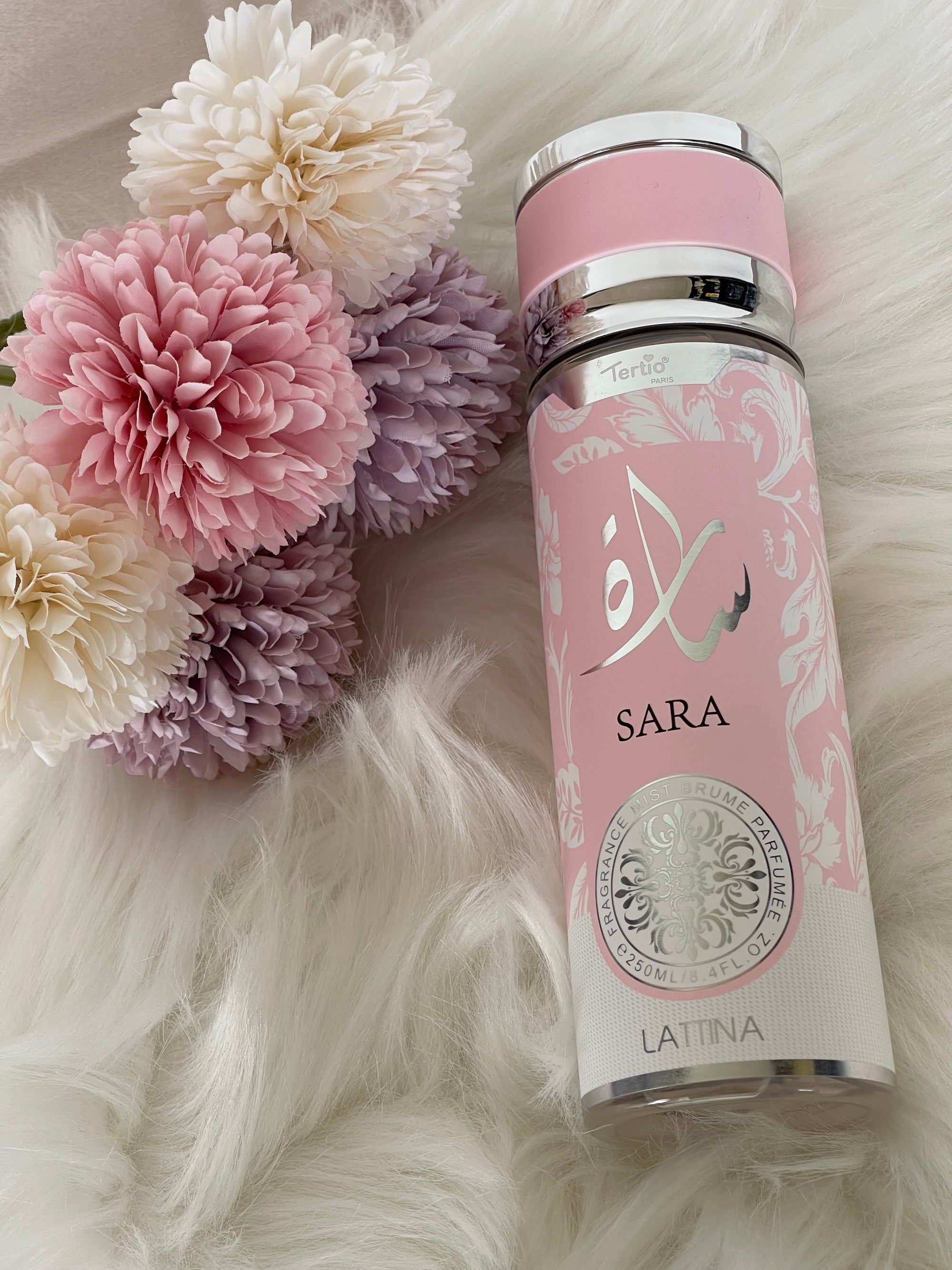 Acqua Corpo Profumata Araba “Sara” – Equivalente Yara Lattafa, Fragranza Floreale e Avvolgente 250 ml