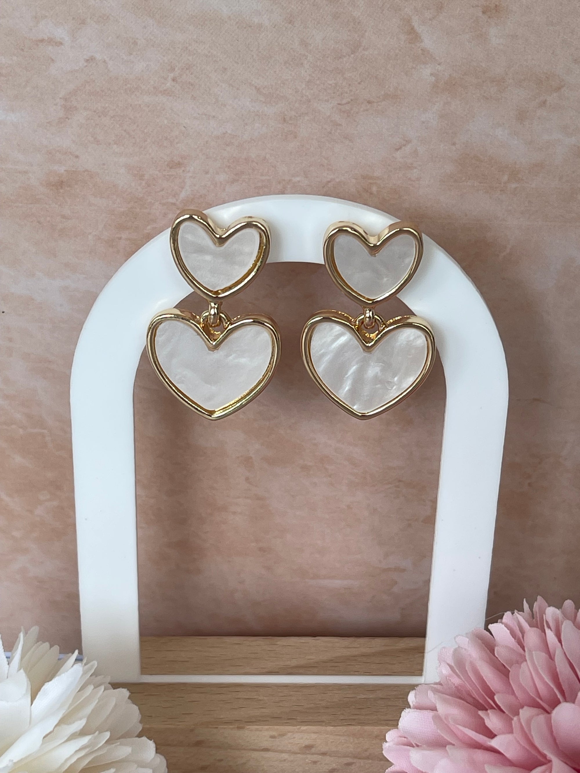 Orecchini Cordelia Cuore in Acciaio – Eleganza e Romanticismo Senza Tempo