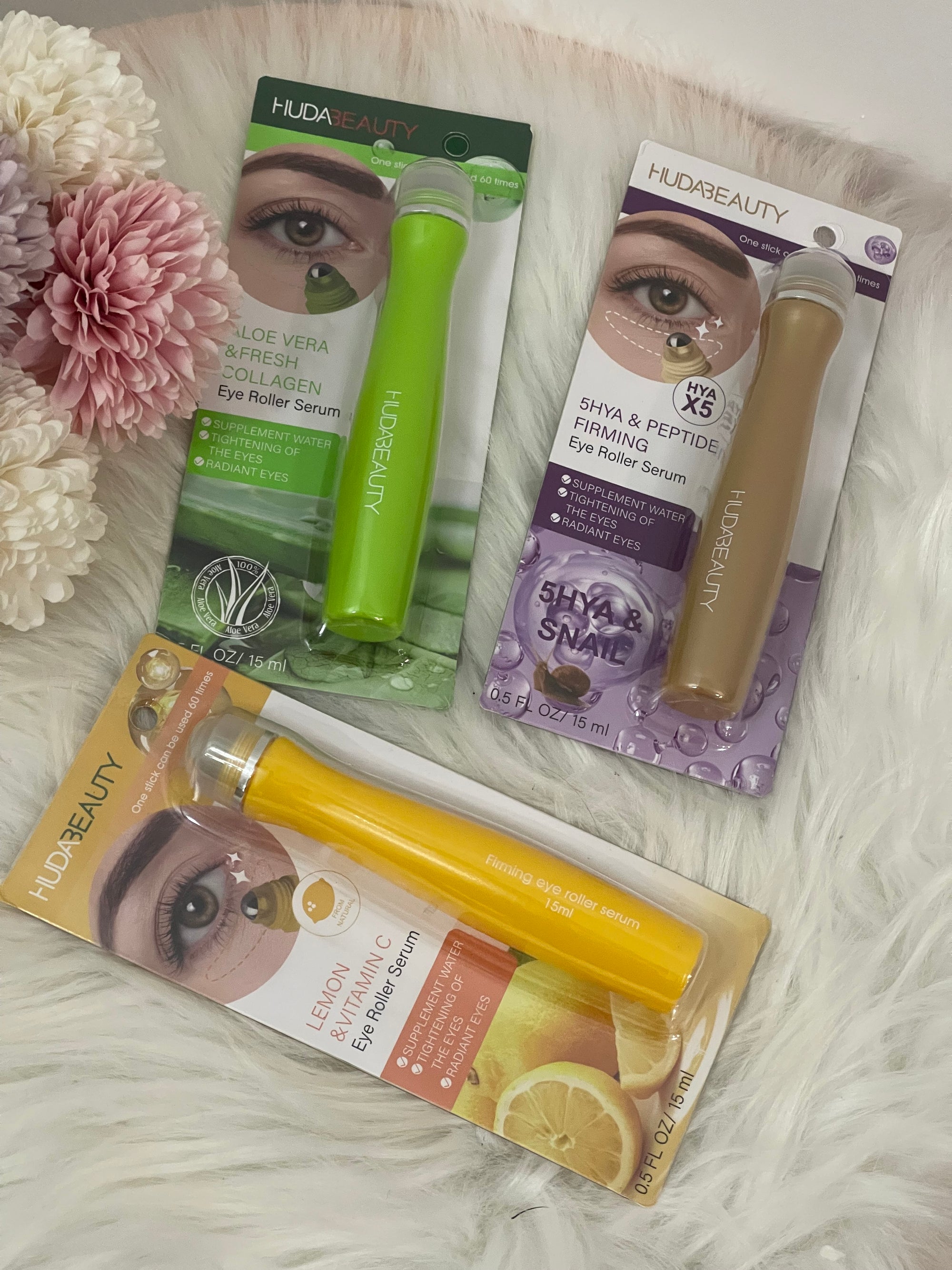 Siero Contorno Occhi Roller con Applicatore Massaggiante - Trattamento Idratante e Defaticante 15ml