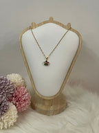 Collana Ninfea Donna in Acciaio Inossidabile Oro con Pendente Floreale – Gioiello Raffinato Anallergico