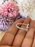 Anello Farfalla in Argento Sterling 925 con Zirconi