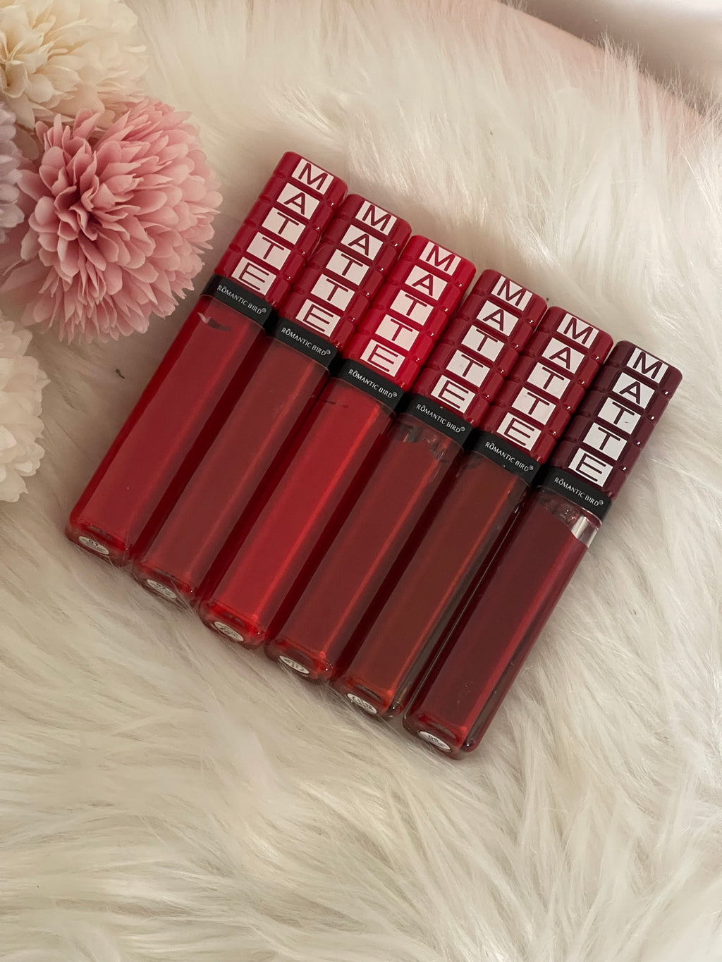 Rossetti Liquidi Matte Romantic Bird - Lunga Durata & No-Transfer (6 Tonalità)