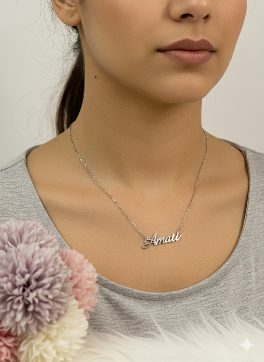 Collana "Amati" in Acciaio – Il tuo promemoria quotidiano di Amore