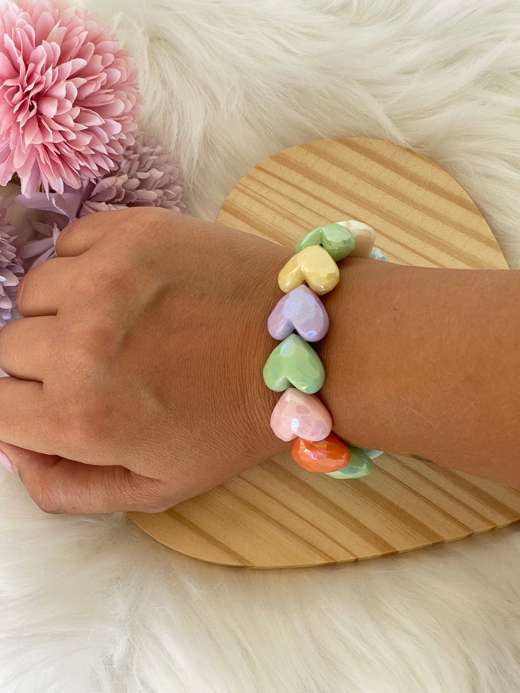 Bracciale Noa Cuori Pastello “Armonia di Colori” – Energia, Colore e Dolcezza al Tuo Polso