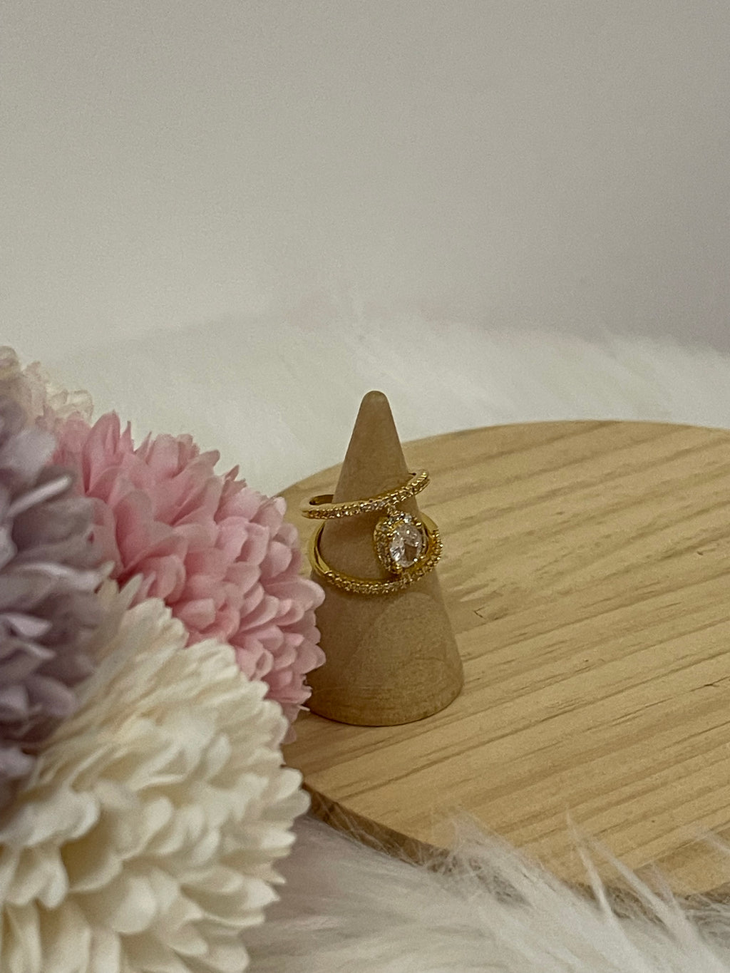 Anello Infinity Halo in Acciaio Inossidabile – Design Doppio Binario Regolabile