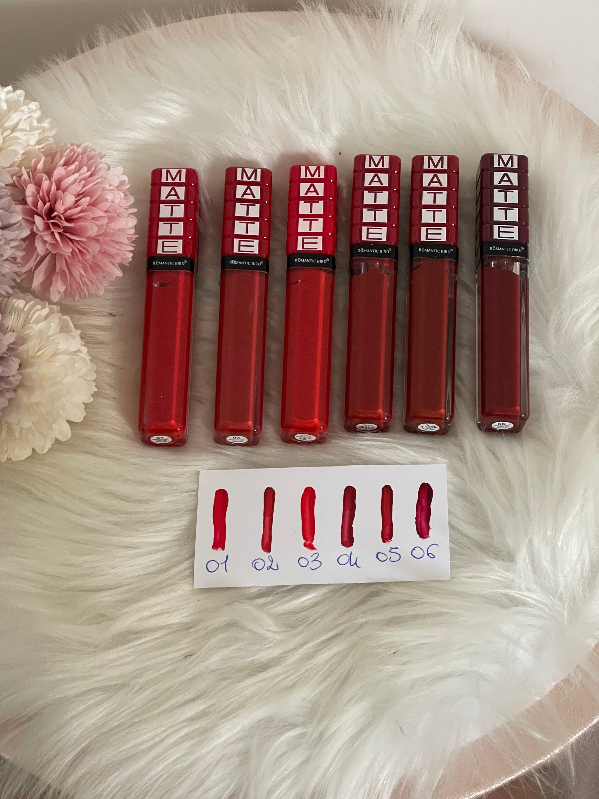 Rossetti Liquidi Matte Romantic Bird - Lunga Durata & No-Transfer (6 Tonalità)