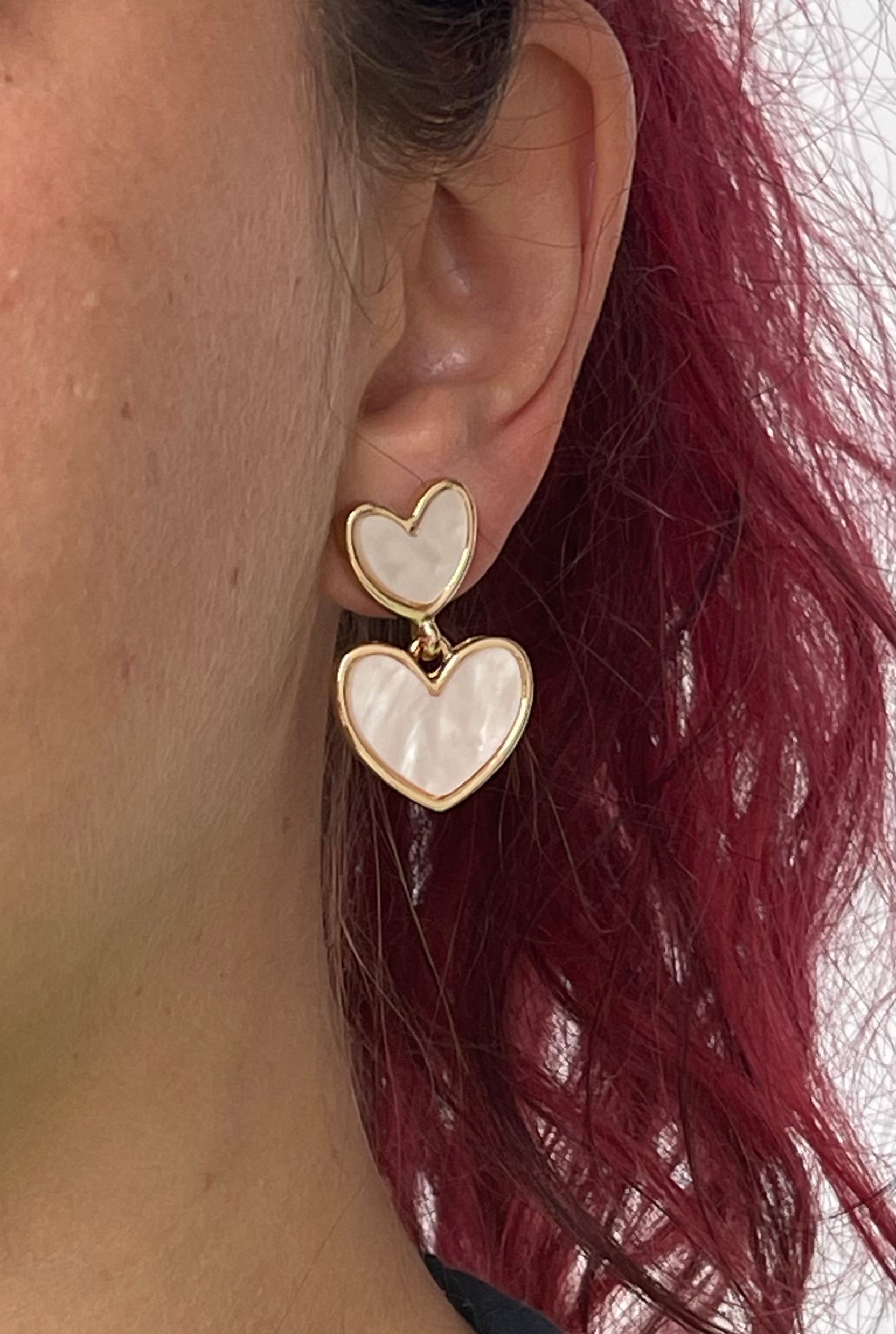 Orecchini Cordelia Cuore in Acciaio – Eleganza e Romanticismo Senza Tempo