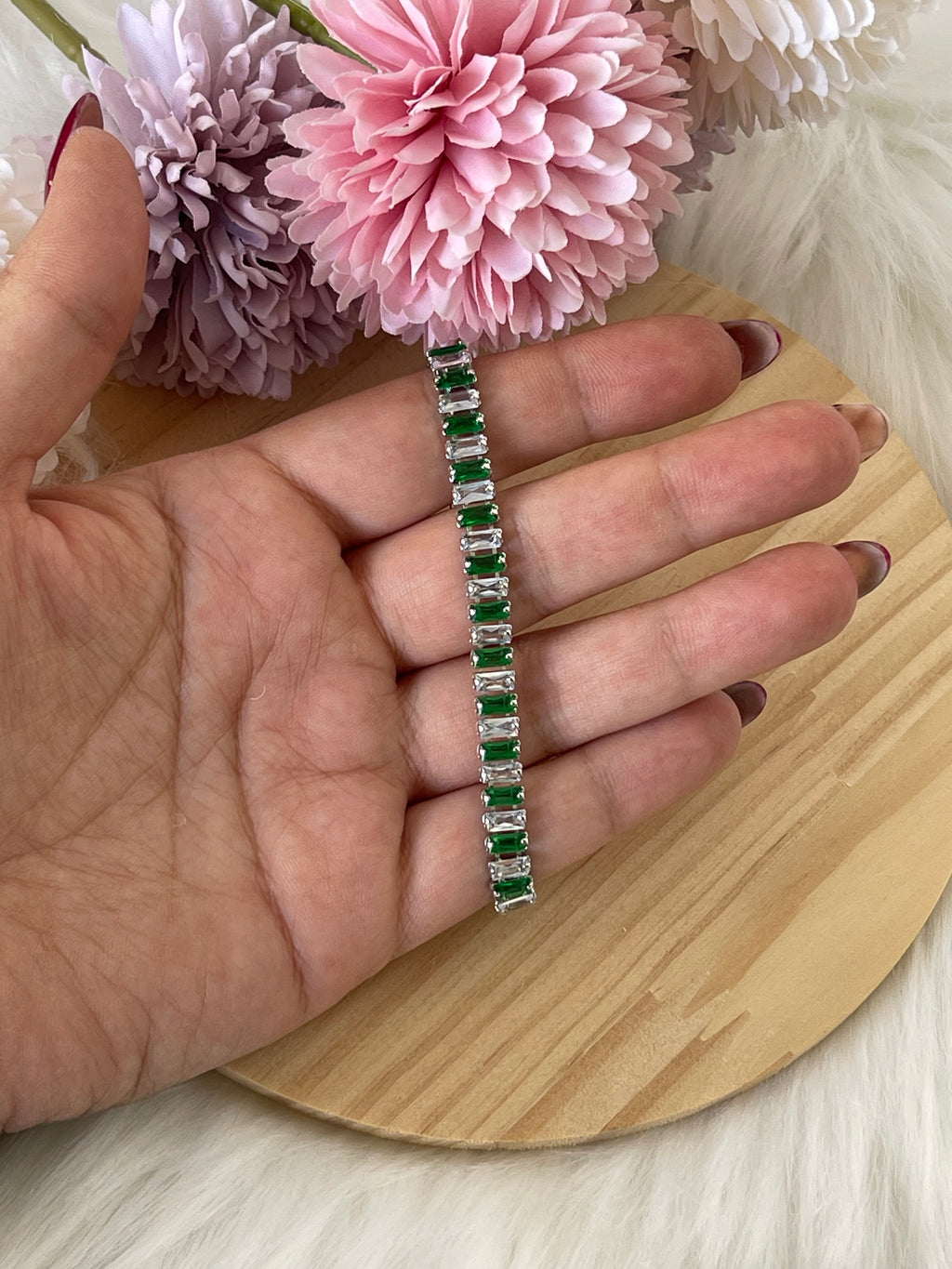 Bracciale Tennis Zafira in Acciaio con Zirconi Cubici – Brilla Ogni Giorno