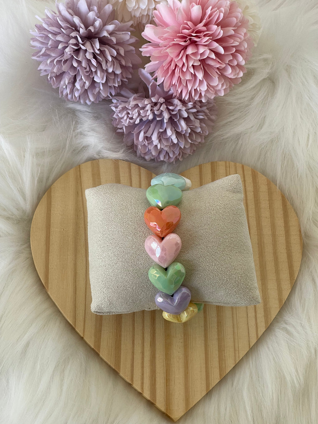 Bracciale Noa Cuori Pastello “Armonia di Colori” – Energia, Colore e Dolcezza al Tuo Polso