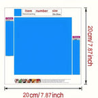 Kit Diamond Painting 5D Fai-da-Te - Gufo Magico tra i Fiori (20x20 cm) - Mosaico con Diamanti Completo per Relax e Arredo Casa