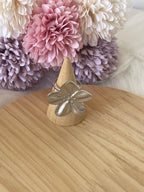 Anello Silva Regolabile a Fiore in Argento - Eleganza Naturale per Ogni Occasione