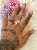 Anello Farfalla in Argento Sterling 925 con Zirconi