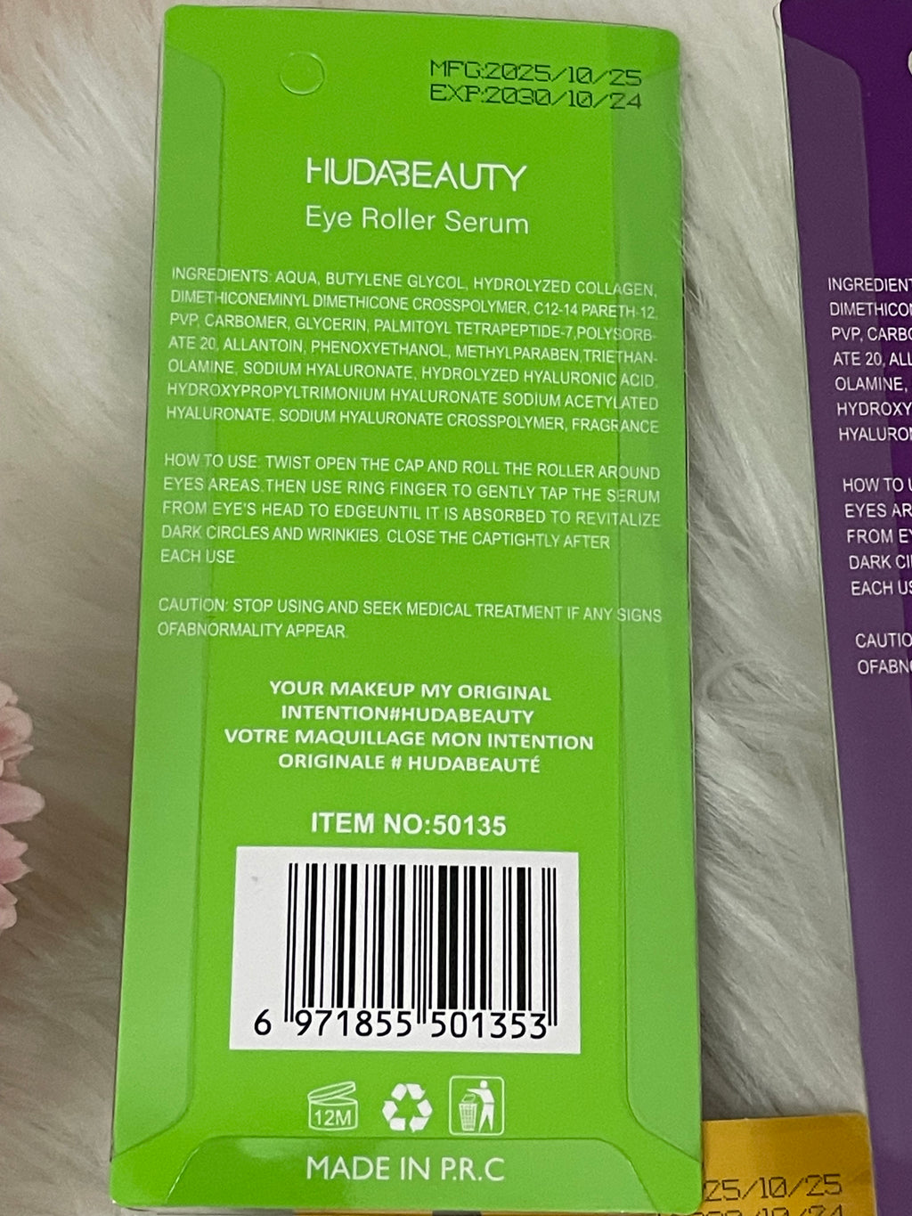 Siero Contorno Occhi Roller con Applicatore Massaggiante - Trattamento Idratante e Defaticante 15ml