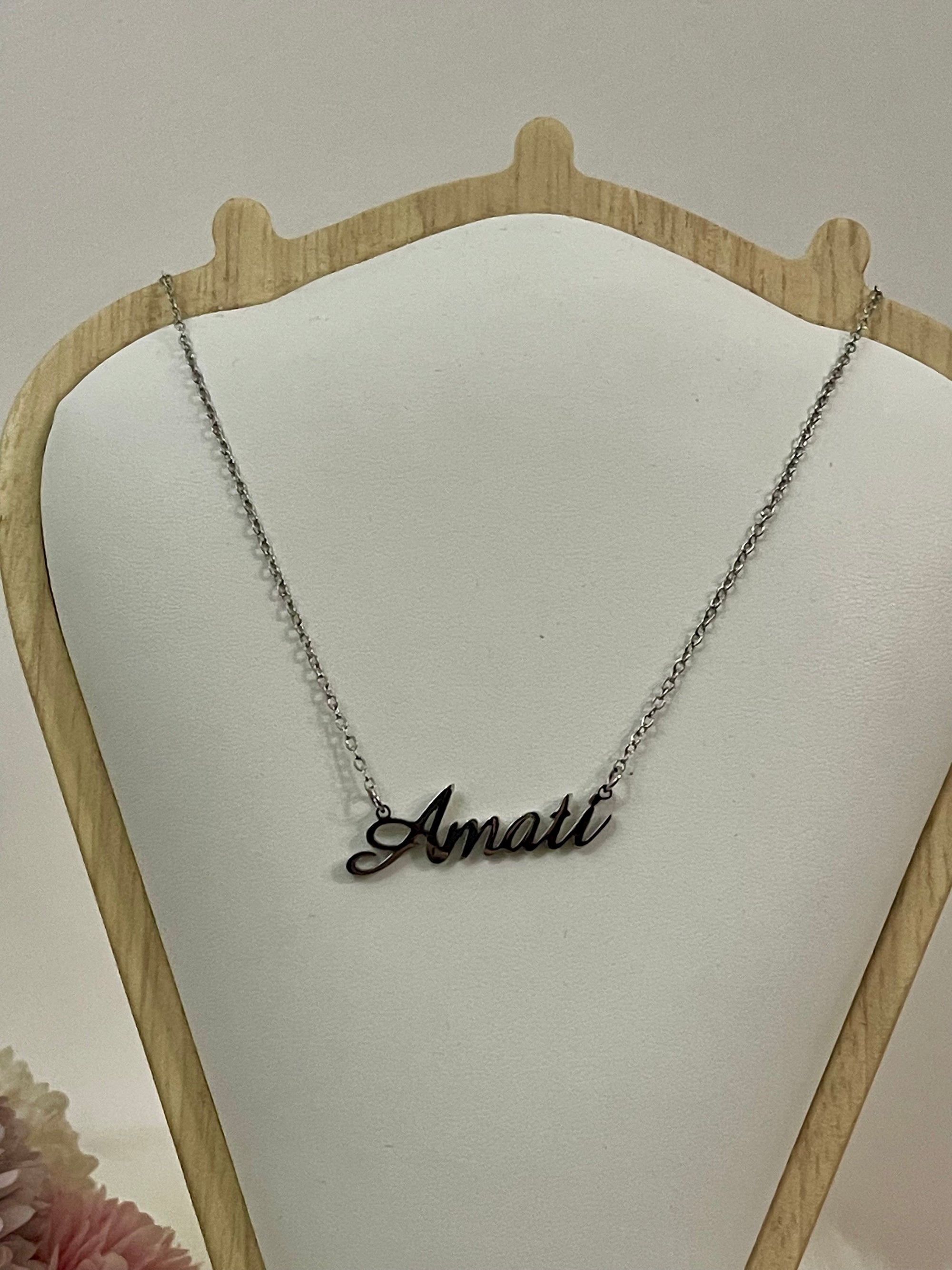 Collana "Amati" in Acciaio – Il tuo promemoria quotidiano di Amore