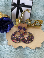 Orecchini Amany Lobo Pendenti In Legno Stile Etnico Bohémien