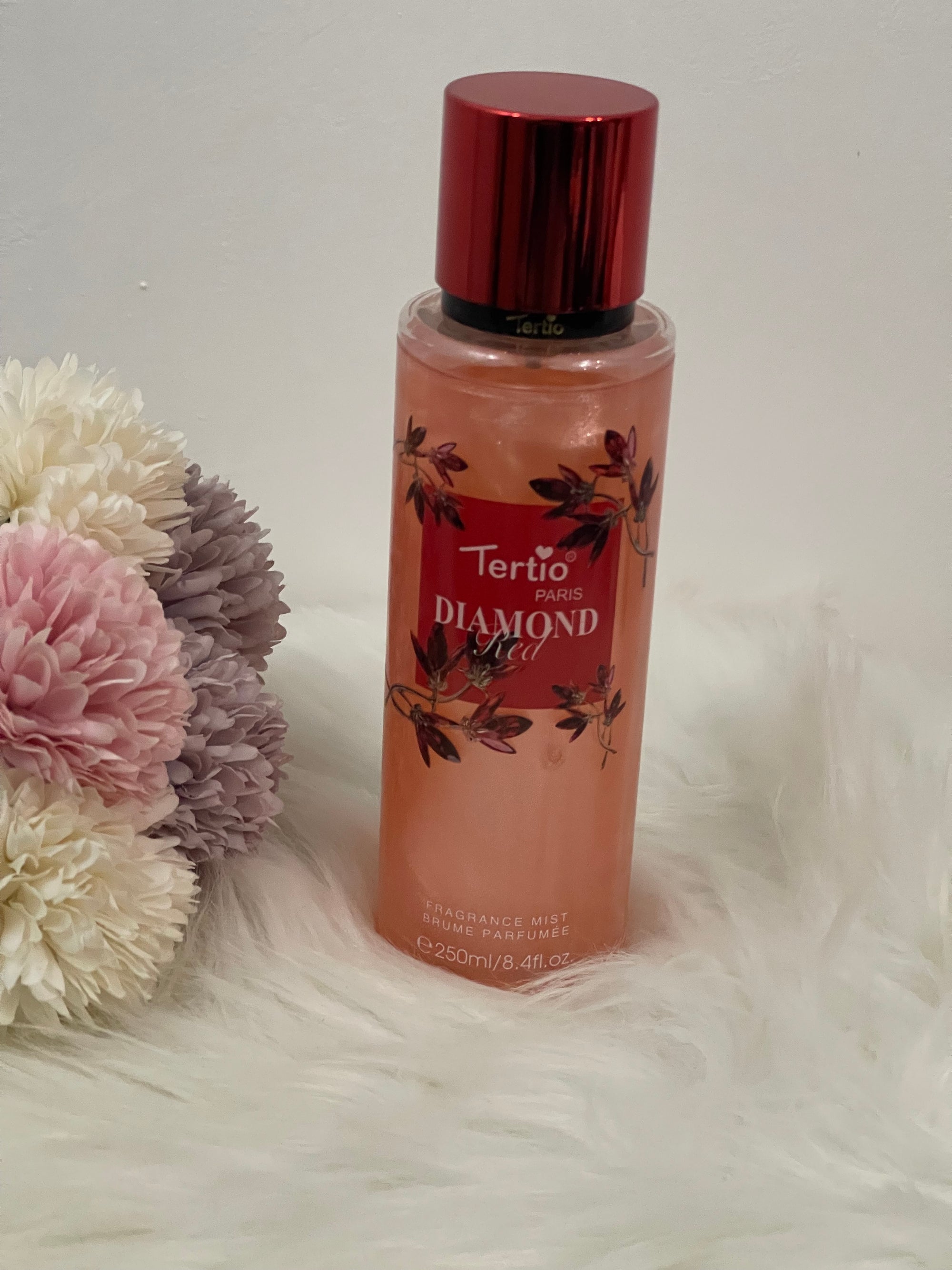 Tertio Paris Diamond Red - Acqua Profumata Scintillante Donna 250ml