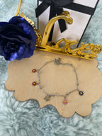 Bracciale Stella Charm Floreale in Acciaio Inossidabile