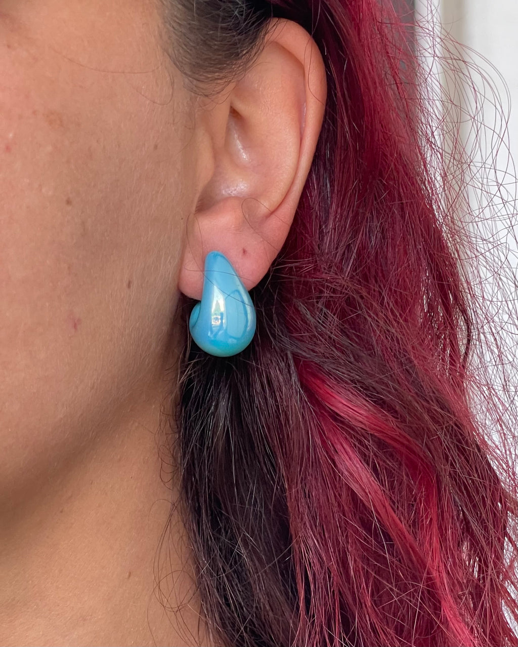 Orecchini Goccia Effetto Specchio – Colori Mix