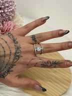 Anello Infinity Halo in Acciaio Inossidabile – Design Doppio Binario Regolabile