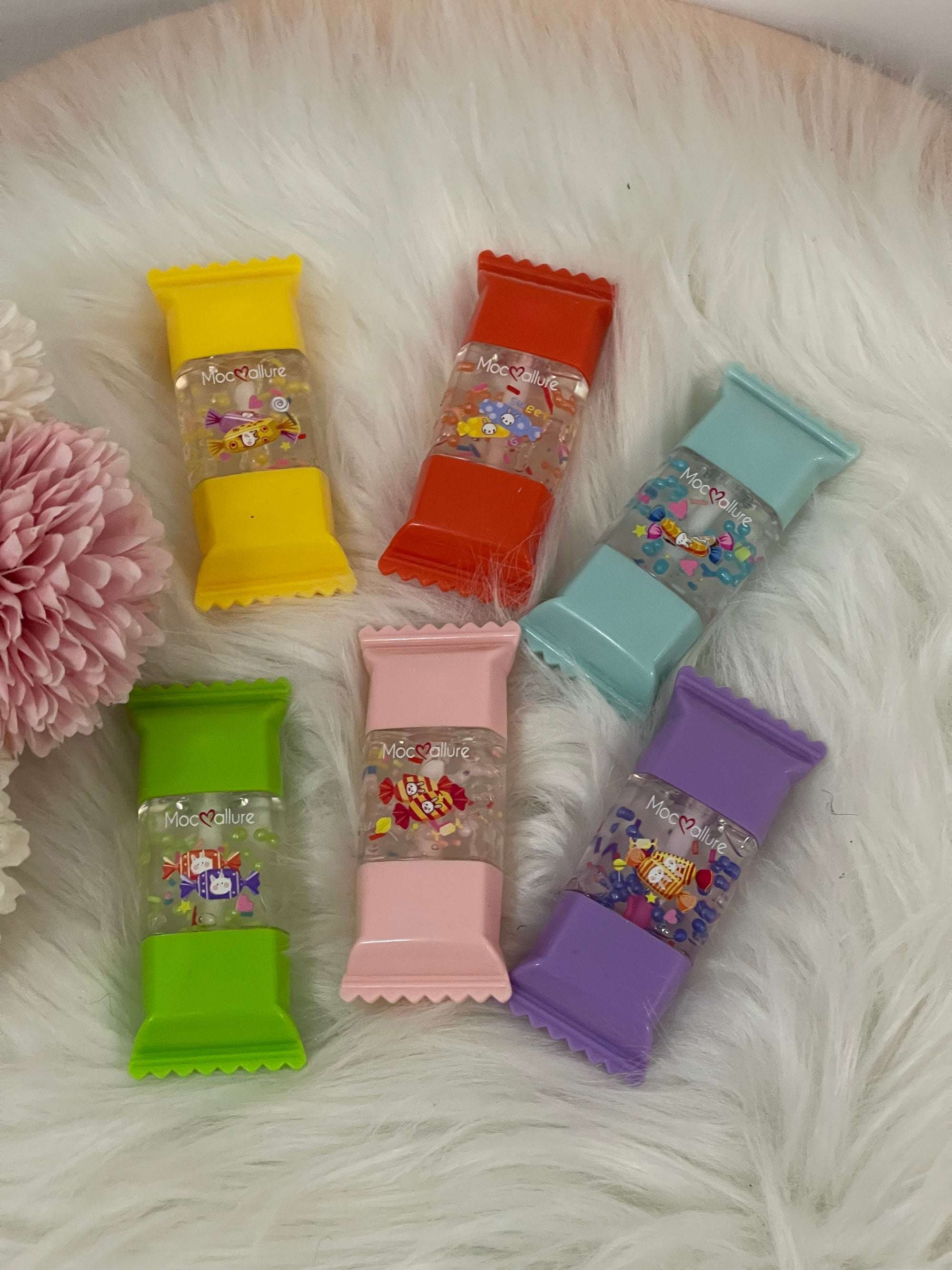 Lucidalabbra "Candy Gloss" Mocallure – Lip Gloss Idratante e Waterproof a Forma di Caramella