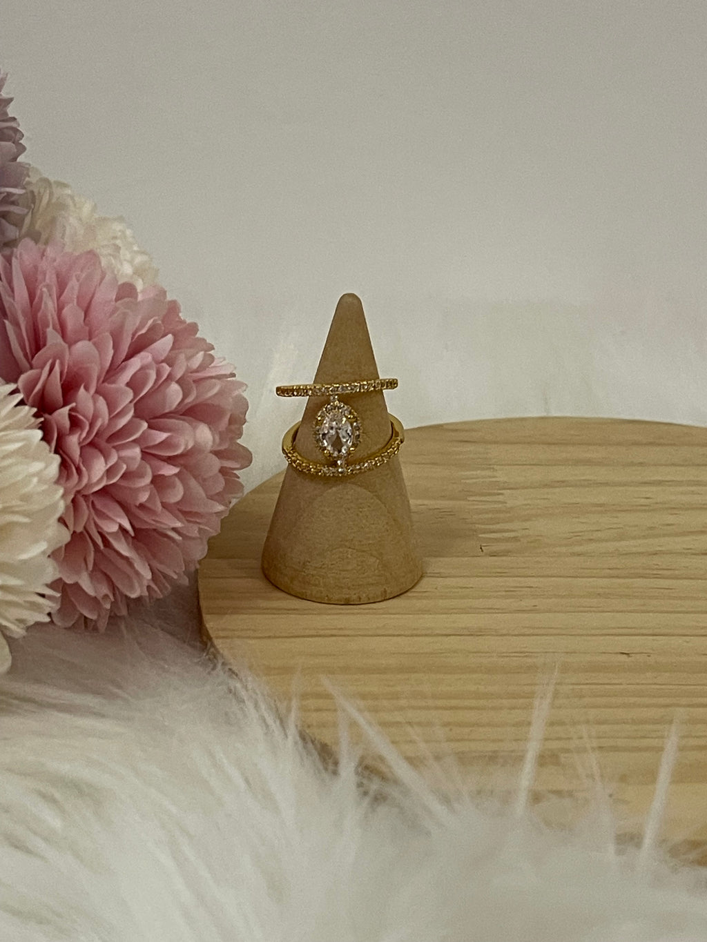 Anello Infinity Halo in Acciaio Inossidabile – Design Doppio Binario Regolabile