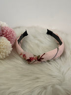 Cerchietto Flora Capelli Turbante a Fiori | Cerchietto Bombato con Nodo Stile Boho Chic - 4 Colori