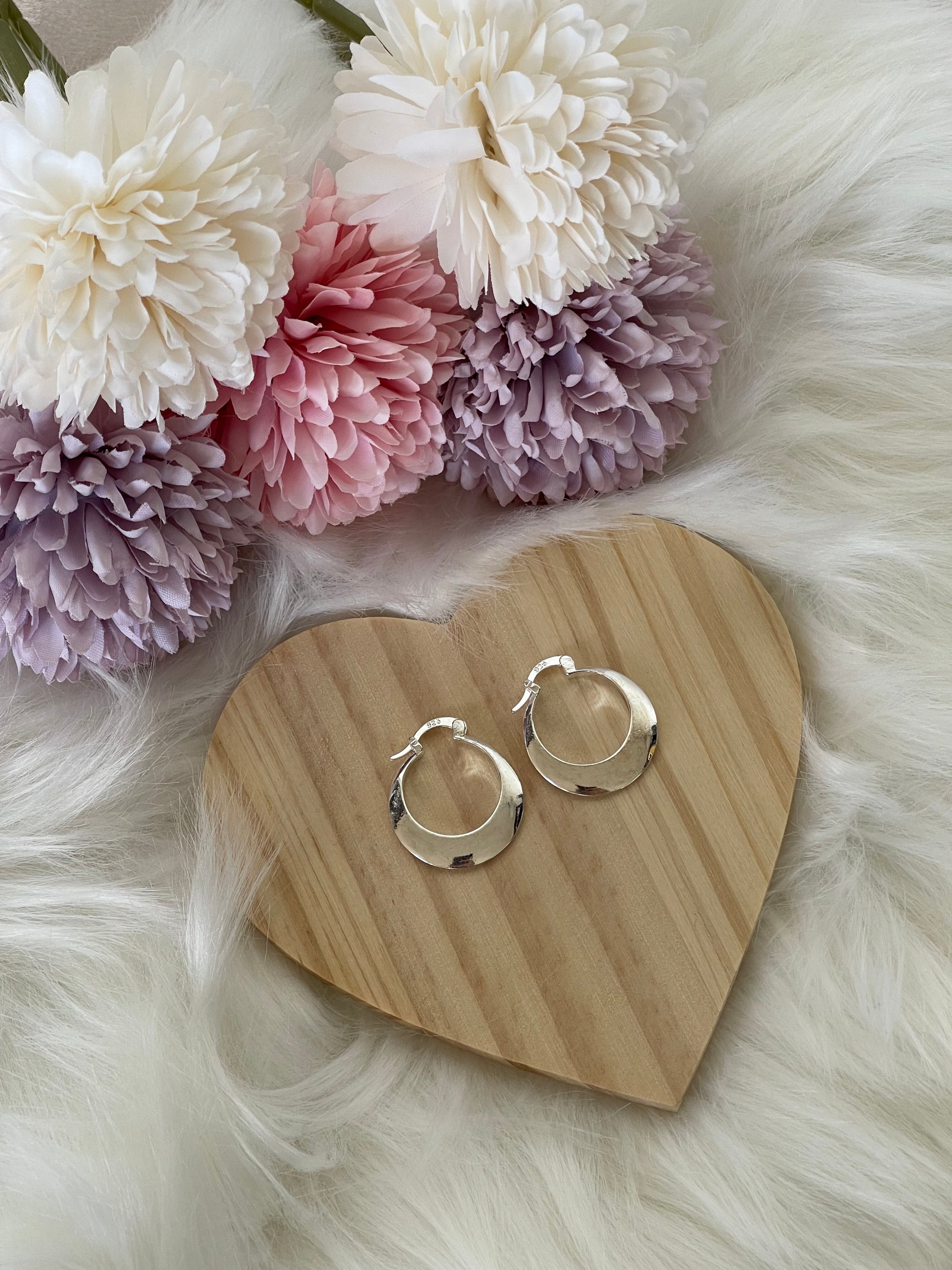 Orecchini Zoe a Cerchio in Argento 925 - Eleganza Senza Tempo