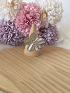 Anello Silva Regolabile a Fiore in Argento - Eleganza Naturale per Ogni Occasione