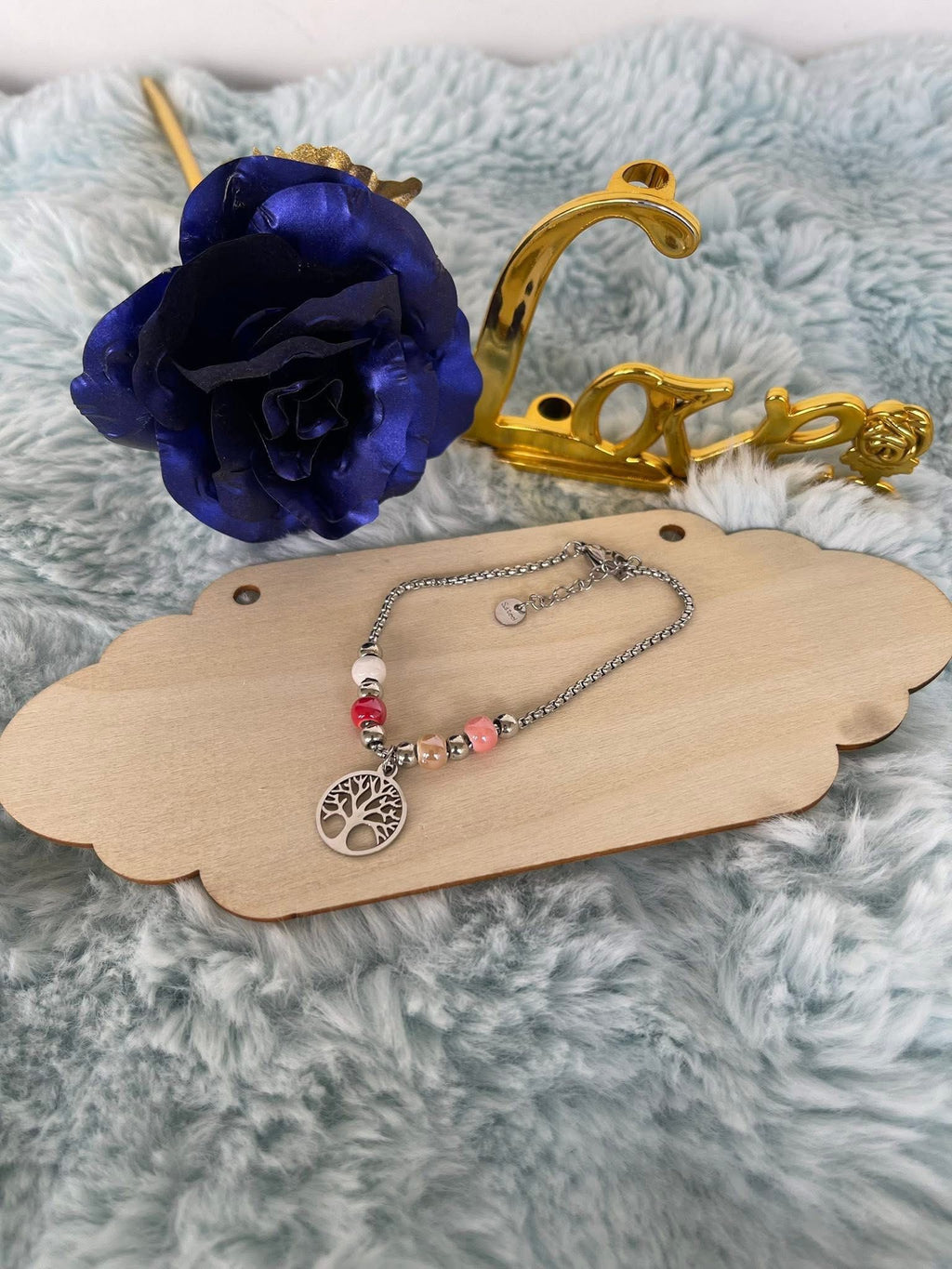 Bracciale Talismani Acciaio Inossidabile Albero Della Vita