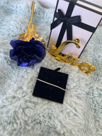 Bracciale Tennis Look in Acciaio Inossidabile con Cristalli Luminosi