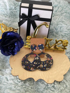 Orecchini Amany Lobo Pendenti In Legno Stile Etnico Bohémien